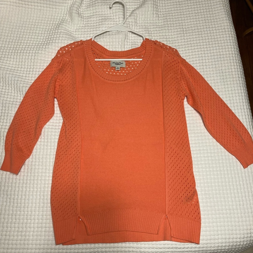 American Eagle Vibrant Coral Sweater